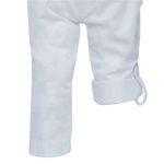 Calça Infantil Que Vira Bermuda Branca