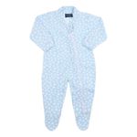 Pijama Soft Poá Azul