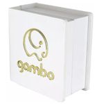 Sapatilha De Bebê Glitter Branco Gambo