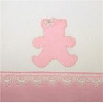 Capa Para Carrinho Urso Rosa