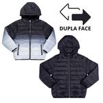 Jaqueta Masculina Degradê Preta - Dupla Face