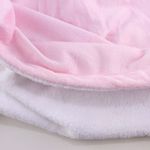 Manta De Bebê Pompom Microfibra Rosa