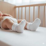 Meia Bebê Branca Atoalhada