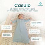 Saco de Dormir para Bebê em Soft - Casulo - Cinza Grafite