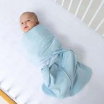 Swaddle Azul em Algodão Egípcio