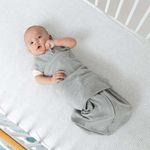 Swaddle Cinza em Algodão Egípcio 