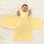 Swaddle Amarelo em Algodão Egípcio