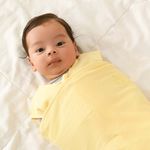 Swaddle Amarelo em Algodão Egípcio