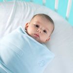 Swaddle Cinza em Algodão Egípcio 