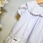 Vestido Camisolinha com Gola Bordada