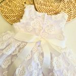 Vestido Batizado Flores Soltas