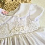 Vestido Batizado Fustão Casinha De Abelha