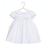 Vestido Batizado Fustão Casinha De Abelha