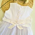 Vestido Batizado Pérola e Pregas
