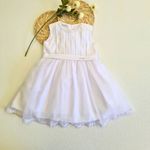 Vestido Batizado Pérola e Pregas