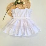 Vestido Batizado Pérolas Rendado