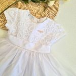 Vestido Batizado Renda e Tule