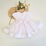 Vestido Batizado Renda e Tule