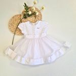 Vestido Batizado Renda e Tule