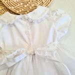 Vestido Batizado Saia Tule