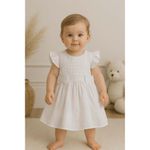 Vestido Batizado Tricoline