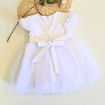 Vestido Batizado Tule
