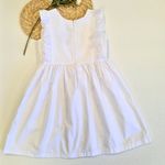 Vestido Branco Babados Piquet