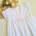 Vestido Crepe Air Flow Poá Branco