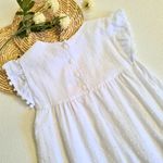 Vestido Crepe Air Flow Poá Branco