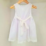 Vestido Infantil em Crochê Branco