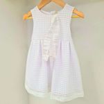 Vestido Infantil em Crochê Branco