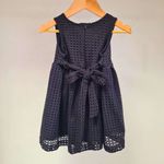 Vestido Infantil em Crochê Preto