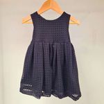 Vestido Infantil em Crochê Preto