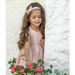 Vestido Infantil em Crochê Rosa