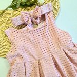 Vestido Infantil em Crochê Rosa