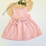 Vestido Infantil em Crochê Rosa