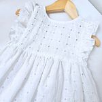 Vestido Infantil em Laise Branco