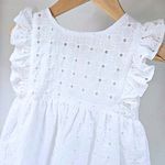 Vestido Infantil em Laise Branco