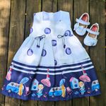 Vestido Infantil Garota Surf