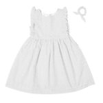 Vestido Infantil em Laise Branco