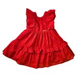 Vestido Vermelho Laise Babados