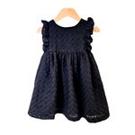 Vestido Infantil em Laise Preto