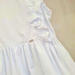 Vestido Infantil em Sarja Branco