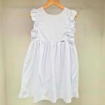 Vestido Infantil em Sarja Branco