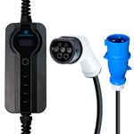 Carregador Portátil para Carro Elétrico Tipo 2 2P+T 32A - Bremen