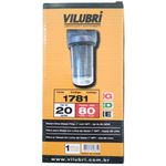 FILTRO P/ ÓLEO DIESEL 1" COM MÍDIA DE METAL - VILUBRI