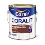 Coralit Massa Para Madeira 1,5KG Coral