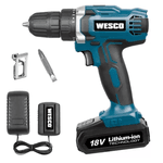 Parafusadeira/Furadeira à Bateria Litio 10MM 18V WS2972 Wesco