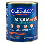 Esmalte Acqua Base Água Acetinado Pronto P/Uso 900ML Eucatex