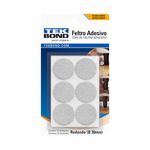 Feltro Red 30mm Branco com 12 unidades Tekbond